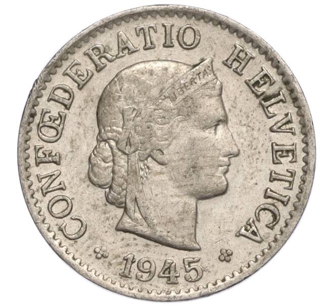 Монета 5 раппенов 1945 года Швейцария (Артикул K11-119338)