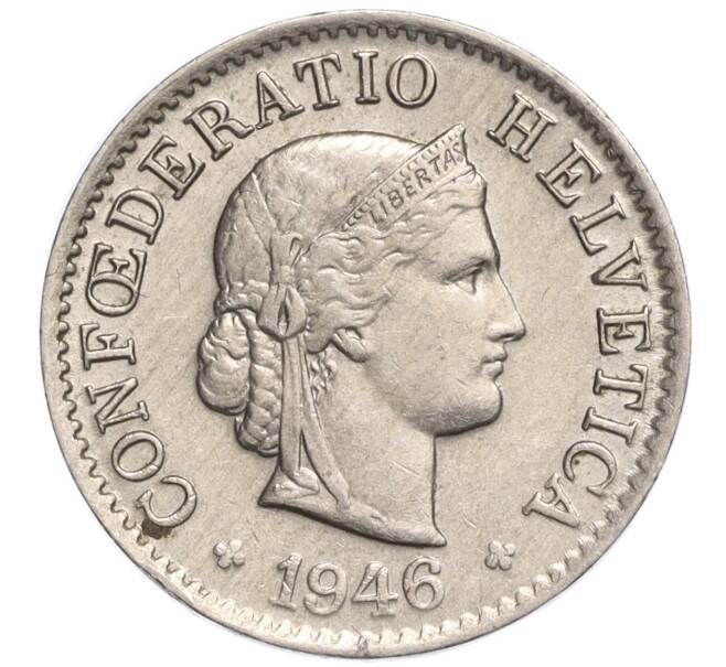 Монета 5 раппенов 1946 года Швейцария (Артикул K11-119341)