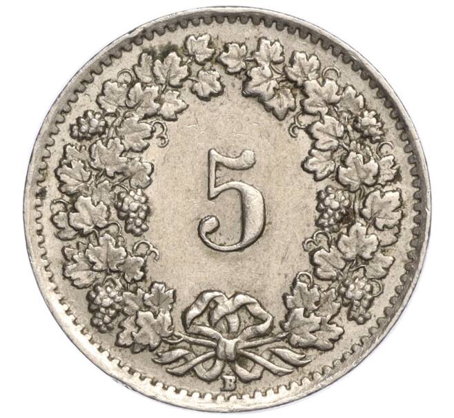 Монета 5 раппенов 1948 года Швейцария (Артикул K11-119349)