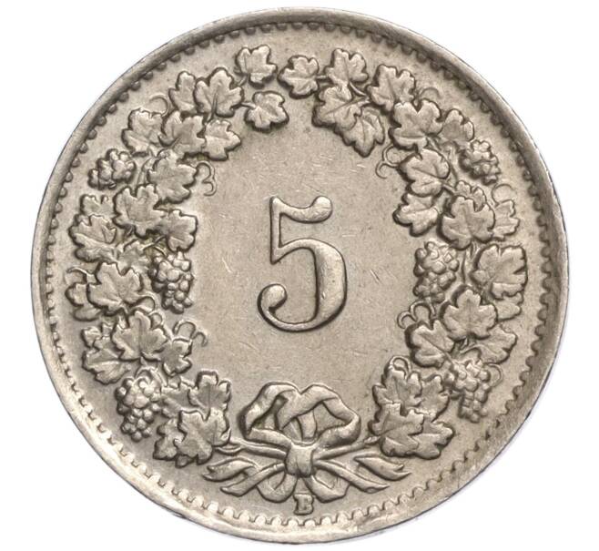 Монета 5 раппенов 1948 года Швейцария (Артикул K11-119352)