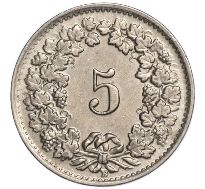 Монета 5 раппенов 1949 года Швейцария (Артикул K11-119360)