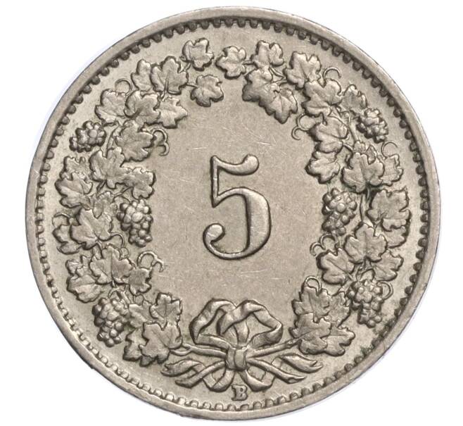 Монета 5 раппенов 1949 года Швейцария (Артикул K11-119361)
