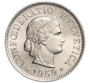 5 раппенов 1959 года Швейцария — Фото №1