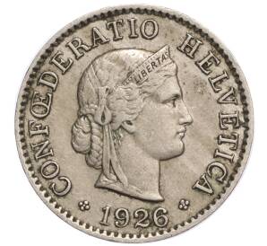 5 раппенов 1926 года Швейцария — Фото №1