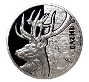 5 гривен 2016 года Фауна в памятниках культуры Украины — Олень — Фото №1