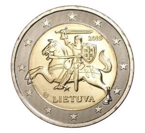 2 евро 2015 года Литва — Фото №1