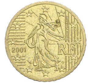 50 евроцентов 2001 года Франция