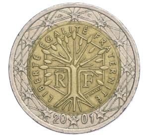 2 евро 2001 года Франция