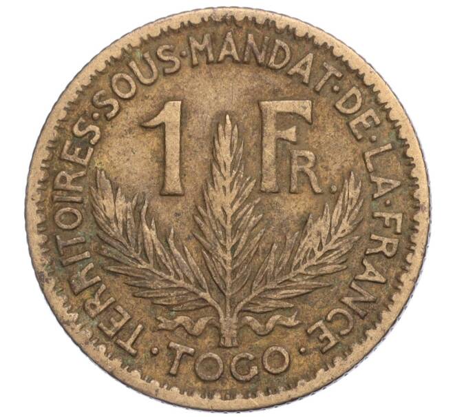 Монета 1 франк 1925 года Французское Того (Артикул M2-72095)