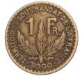 Монета 1 франк 1925 года Французское Того (Артикул M2-72101)