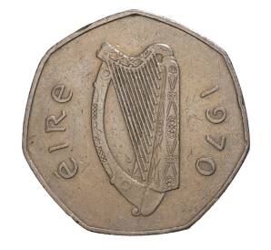 50 пенсов 1970 года Ирландия — Фото №1