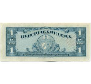 1 песо 1960 года Куба — Фото №2