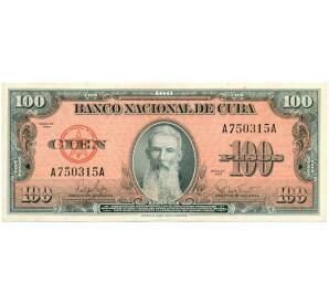 100 песо 1959 года Куба — Фото №1
