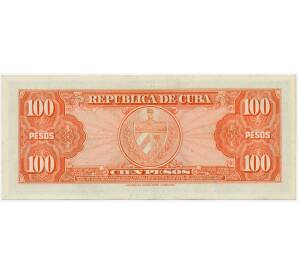 100 песо 1959 года Куба — Фото №2