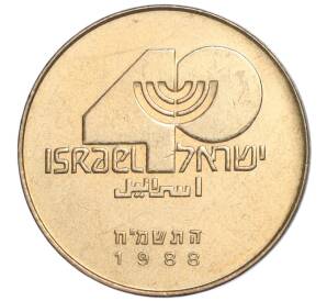 Монетовидный жетон «40-летие Банка Иерусалима» 1988 года Израиль