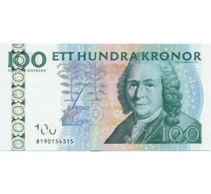 100 крон 2008 года Швеция