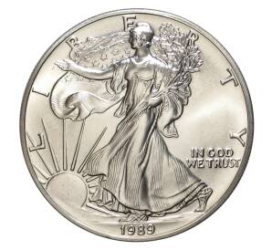 1 доллар 1989 года США «Шагающая Свобода»