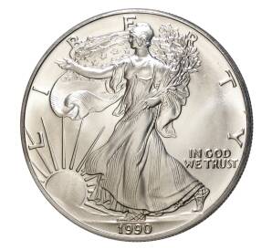 1 доллар 1990 года США «Шагающая Свобода»