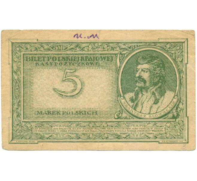 Банкнота 5 марок 1919 года Польша (Артикул K27-85052)