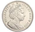 Монета 1 крона 2014 года Остров Мэн «XXII зимние Олимпийские Игры в Сочи 2014 года — Санный спорт» (Артикул K27-85066)