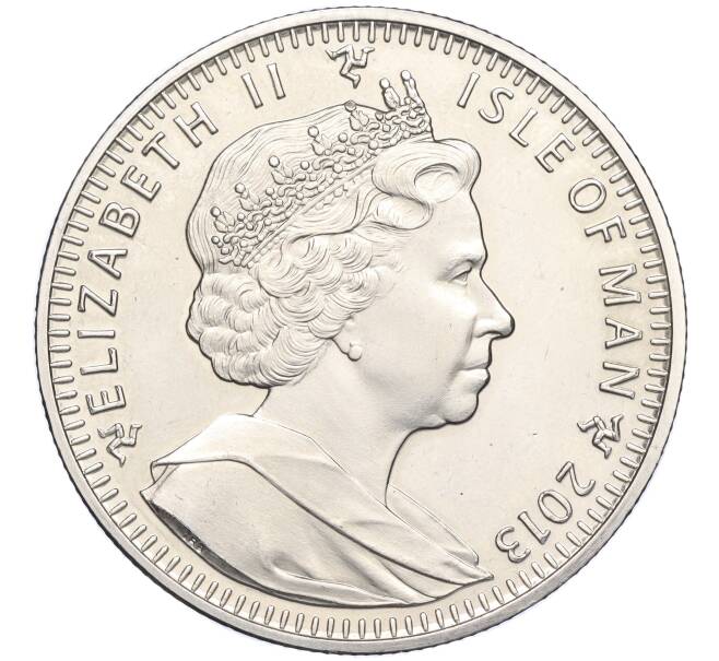 Монета 1 крона 2014 года Остров Мэн «XXII зимние Олимпийские Игры в Сочи 2014 года — Фигурное катание» (Артикул K27-85067)