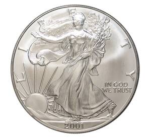 1 доллар 2001 года США «Шагающая Свобода»