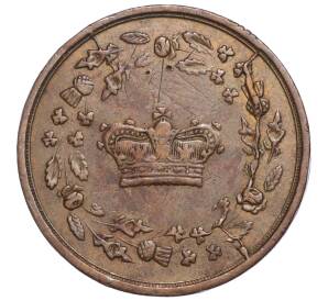 Медалевидный жетон «Георг IIII — Король Британии» Великобритания