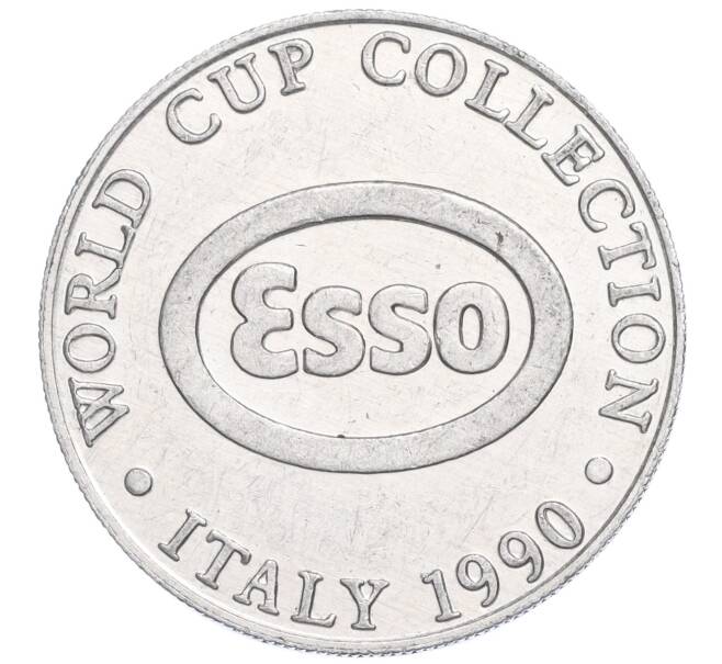 Рекламный жетон «Esso — Джим Лейтон (Шотландия — коллекция Кубка мира)» 1990 года Великобритания (Артикул K11-119722)
