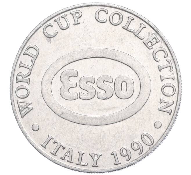 Рекламный жетон «Esso — Вилли Миллер (Шотландия — коллекция Кубка мира)» 1990 года Великобритания (Артикул K11-119724)