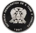 Монета 15000 добр 1997 года Сан-томе и Принсипи «Вид Швейцарии в будущем» (Артикул K11-119959)