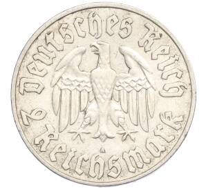 2 рейхсмарки 1933 года А Германия «450 лет со дня рождения Мартина Лютера»