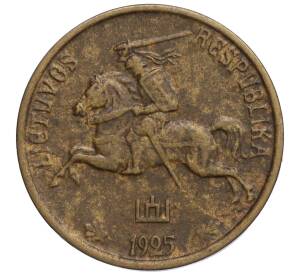 5 центов 1925 года Литва