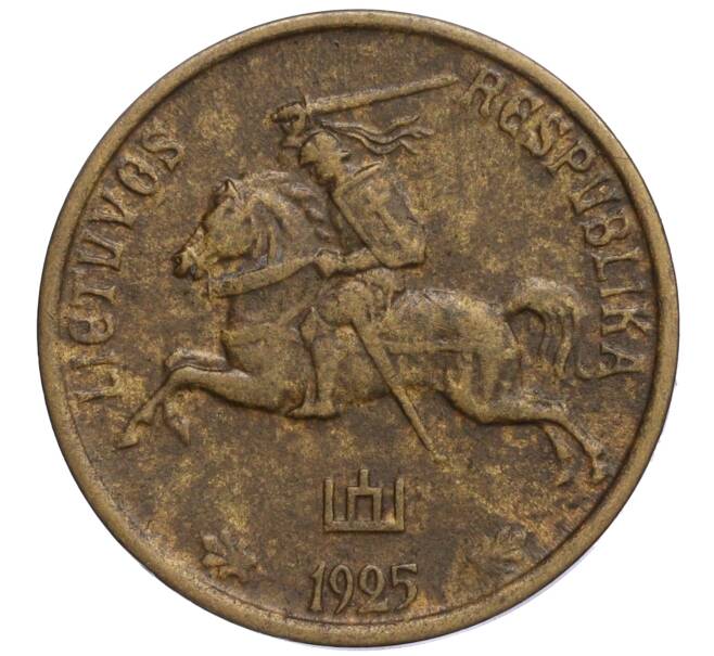 Монета 5 центов 1925 года Литва (Артикул K11-120252)