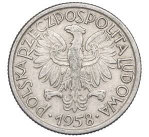 2 злотых 1958 года Польша
