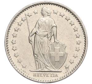 1/2 франка 1980 года Швейцария — Фото №2