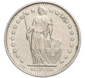 1/2 франка 1980 года Швейцария