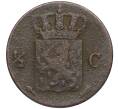 Монета 1/2 цента 1829 года Нидерланды (Артикул K11-120696)