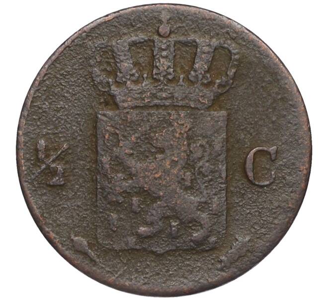 Монета 1/2 цента 1829 года Нидерланды (Артикул K11-120696)