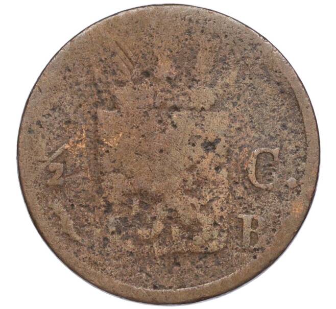 Монета 1/2 цента 1827 года Нидерланды (Артикул K11-120697)