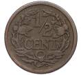 Монета 1/2 цента 1911 года Нидерланды (Артикул K11-120702)