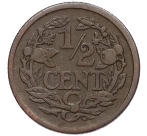 1/2 цента 1911 года Нидерланды