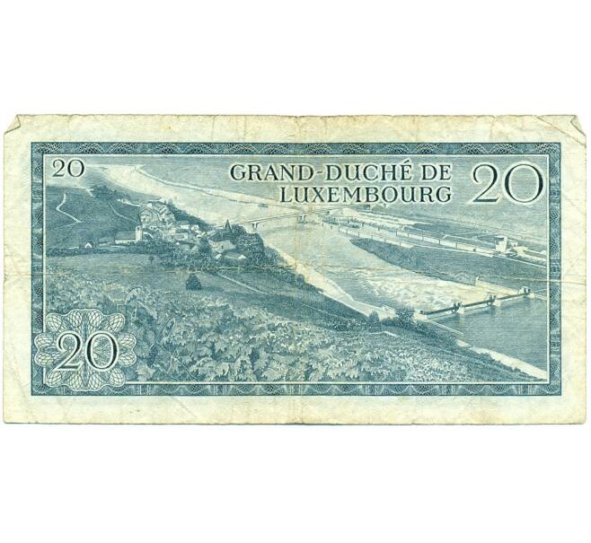 Банкнота 20 франков 1966 года Люксембург (Артикул K11-120842)