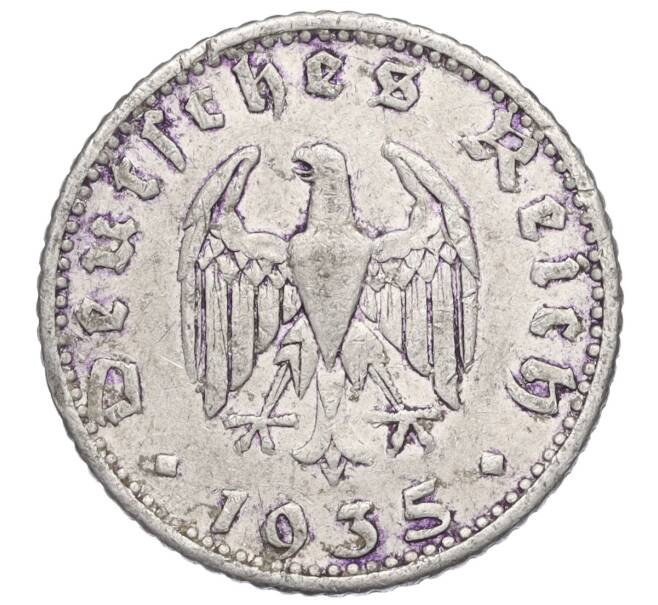 Монета 50 рейхспфеннигов 1935 года D Германия (Артикул K11-120866)