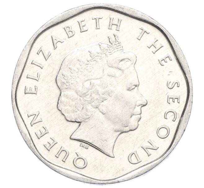 Монета 5 центов 2002 года Восточные Карибы (Артикул K11-121015)