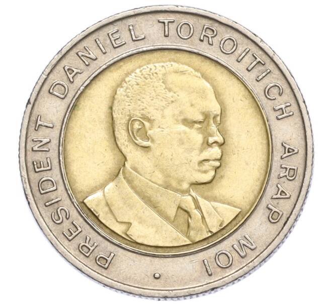 Монета 5 шиллингов 1997 года Кения (Артикул K11-121038)