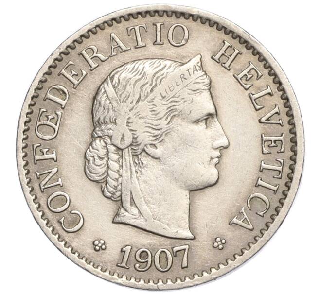 Монета 5 раппенов 1907 года Швейцария (Артикул K11-120974)