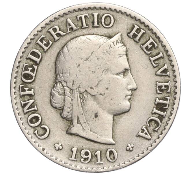 Монета 5 раппенов 1910 года Швейцария (Артикул K11-120976)