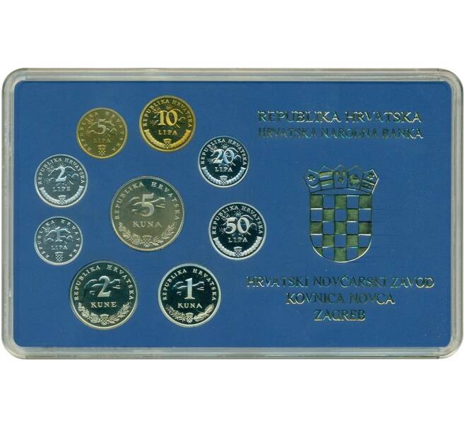 Годовой набор монет 2010 года Хорватия (Артикул K11-121117)