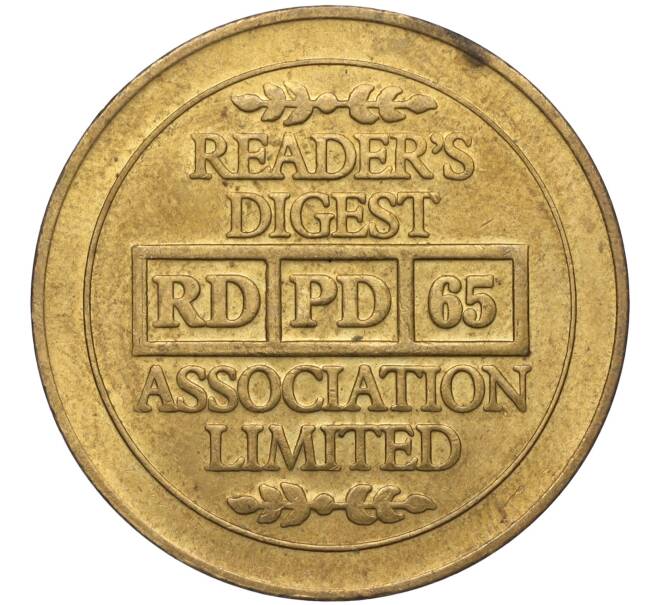 Жетон рекламный Американского журнала «Reader's Digest» Великобритания (Артикул: K11-121209) — Фото №2