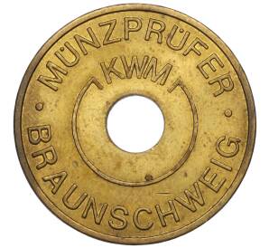 Автомоечный жетон «Munzprufer KWM Braunschweig» Германия